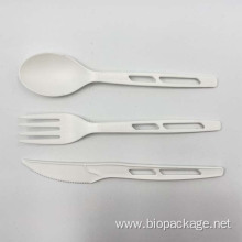 High quality 7 inch CPLA Knife Spoon Fork